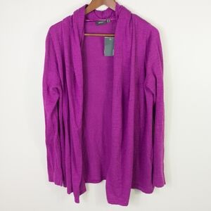 Mexx Open Front Cardigan Fuchsia Size Medium New